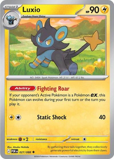 Luxio - 027/088 (Uncommon) [POR-027-U]