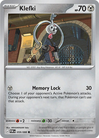 Klefki - 059/088 (Common) [POR-059-C]