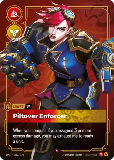 Vi - Piltover Enforcer (Rare) [UNL-187-R]