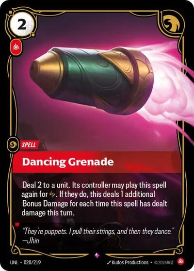 Dancing Grenade (Rare) [UNL-020-R]