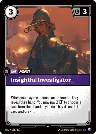 Insightful Investigator (Uncommon) [UNL-135-U]