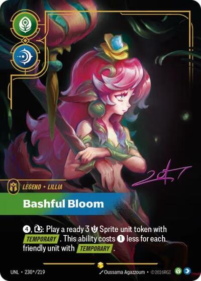 Lillia - Bashful Bloom (Showcase) (Signature) [UNL-230*-S-SIG]