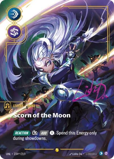 Diana - Scorn of the Moon (Showcase) (Signature) [UNL-234*-S-SIG]
