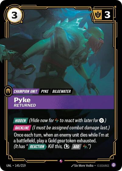 Pyke - Returned (Rare) [UNL-145-R]