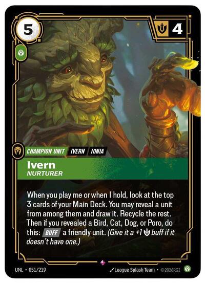 Ivern - Nurturer (Rare) [UNL-051-R]