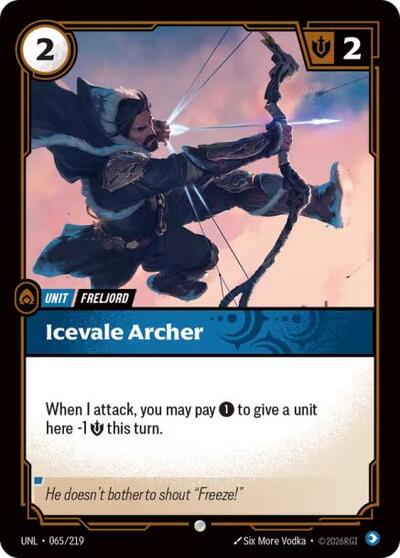 Icevale Archer (Common) [UNL-065-C]