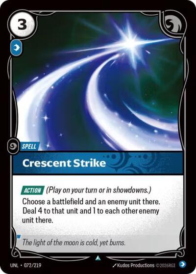Crescent Strike (Uncommon) [UNL-072-U]