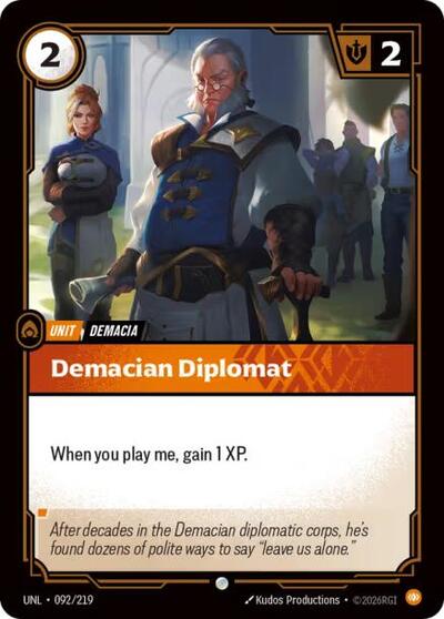 Demacian Diplomat (Common) [UNL-092-C]
