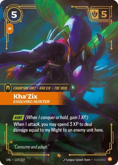 Kha'Zix - Evolving Hunter (Epic) [UNL-119-E]