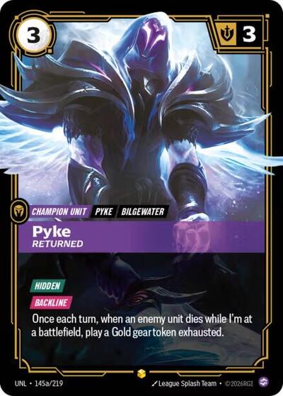 Pyke - Returned (Showcase) (Alternate Art) [UNL-145a-S-ALT]