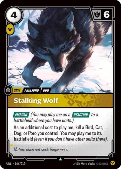 Stalking Wolf (Uncommon) [UNL-166-U]