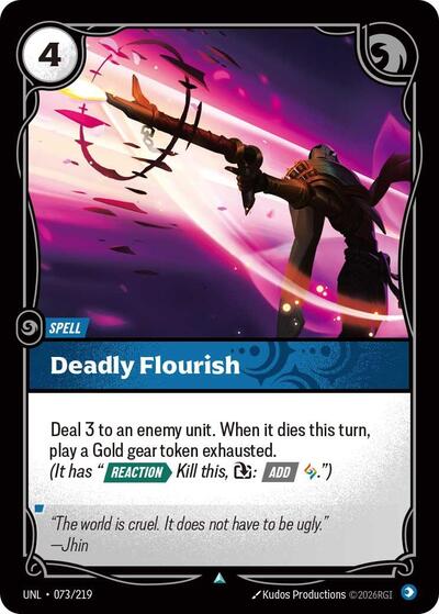 Deadly Flourish (Uncommon) [UNL-073-U]