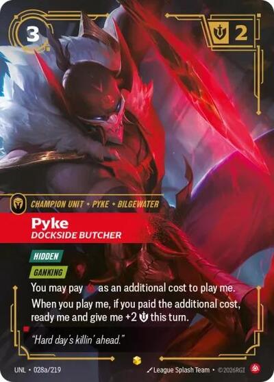 Pyke - Dockside Butcher (Showcase) (Alternate Art) [UNL-028a-S-ALT]