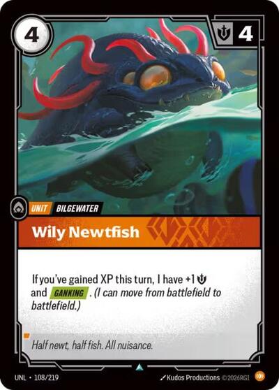 Wily Newtfish (Uncommon) [UNL-108-U]