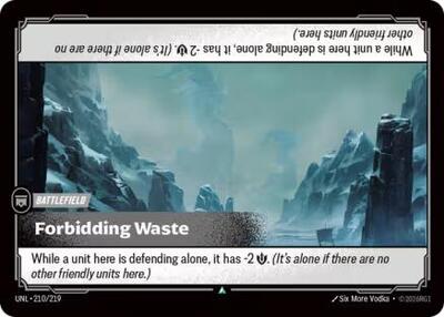 Forbidding Waste (Uncommon) [UNL-210-U]