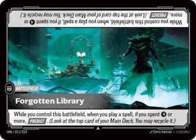 Forgotten Library (Uncommon) [UNL-211-U]