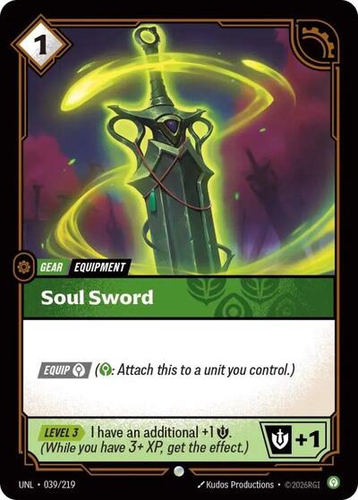Soul Sword (Common) [UNL-039-C]