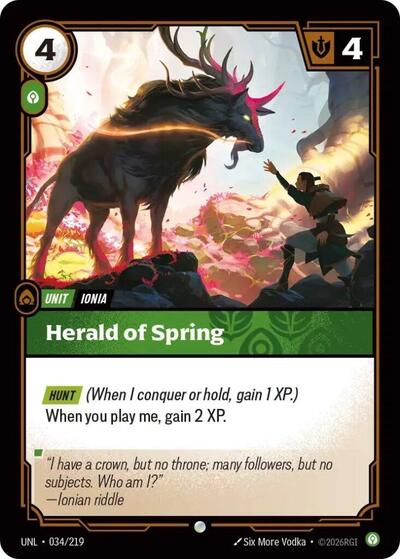 Herald of Spring (Common) [UNL-034-C]