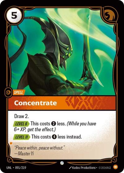 Concentrate (Common) [UNL-091-C]