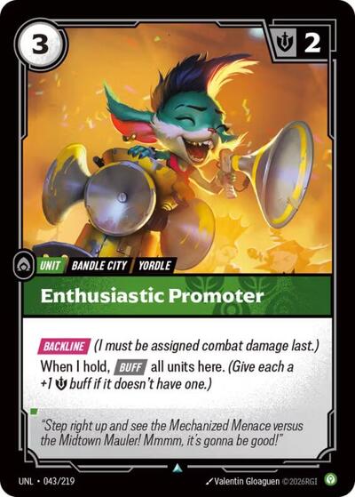 Enthusiastic Promoter (Uncommon) [UNL-043-U]