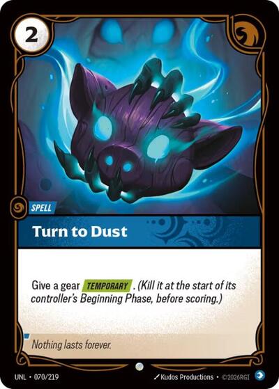 Turn to Dust (Common) [UNL-070-C]
