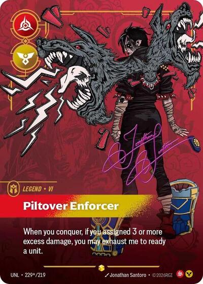 Vi - Piltover Enforcer (Showcase) (Signature) [UNL-229*-S-SIG]