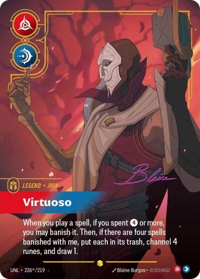 Jhin - Virtuoso (Showcase) (Signature) [UNL-226*-S-SIG]