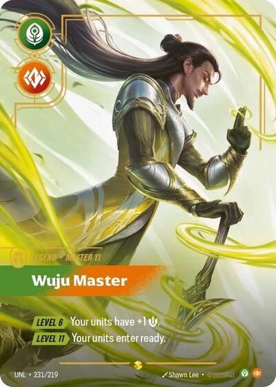 Master Yi - Wuju Master (Showcase) [UNL-231-S]