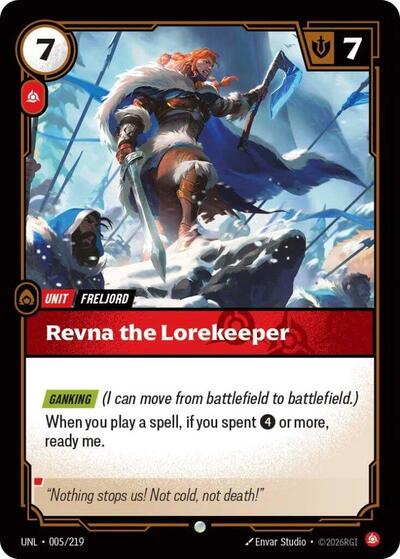 Revna the Lorekeeper (Common) [UNL-005-C]