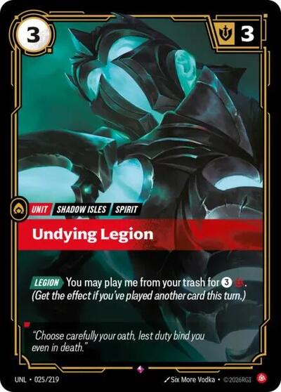 Undying Legion (Rare) [UNL-025-R]