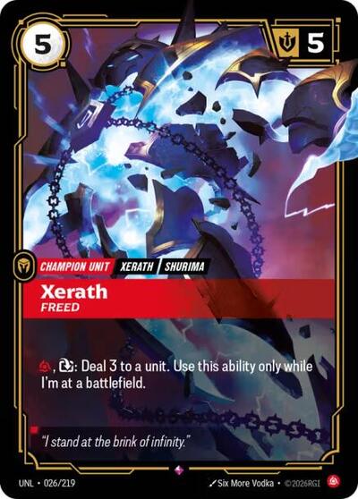 Xerath - Freed (Rare) [UNL-026-R]