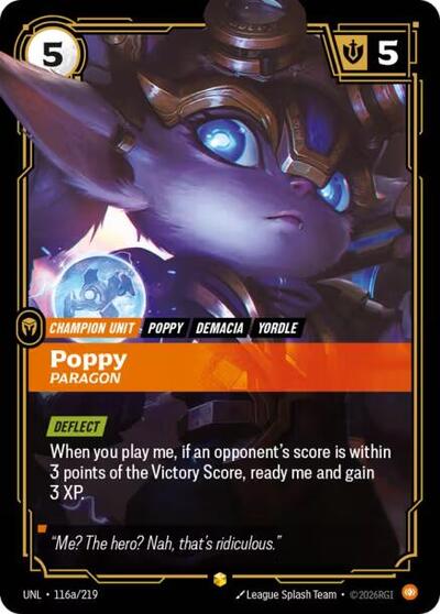 Poppy - Paragon (Showcase) (Alternate Art) [UNL-116a-S-ALT]