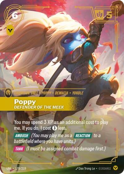 Poppy - Defender of the Meek (Epic) [UNL-178-E]