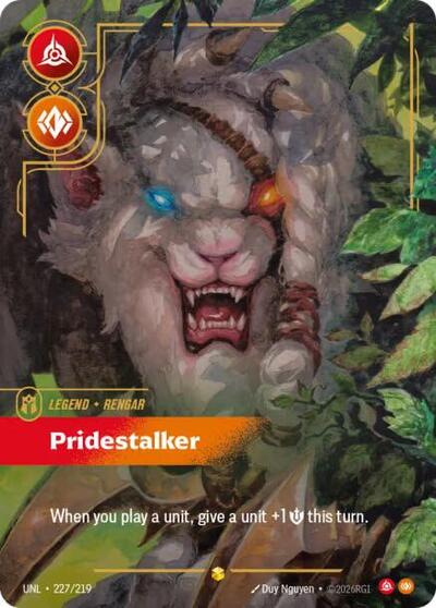 Rengar - Pridestalker (Rare) [UNL-227-R]