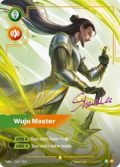 Master Yi - Wuju Master (Showcase) (Signature) [UNL-231*-S-SIG]