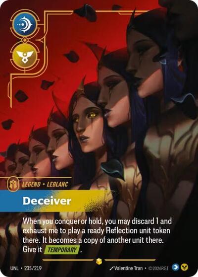 LeBlanc - Deceiver (Showcase) [UNL-235-S]
