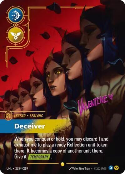 LeBlanc - Deceiver (Showcase) (Signature) [UNL-235*-S-SIG]