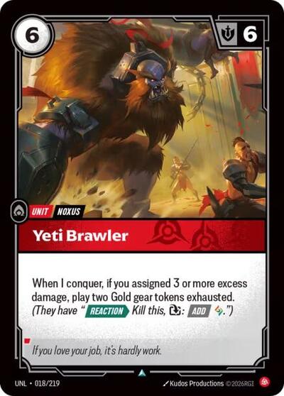 Yeti Brawler (Uncommon) [UNL-018-U]