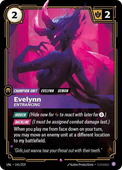 Evelynn - Entrancing (Rare) [UNL-141-R]