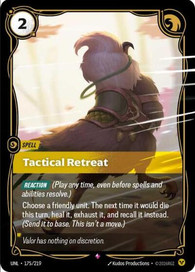 Tactical Retreat (Rare) [UNL-175-R]