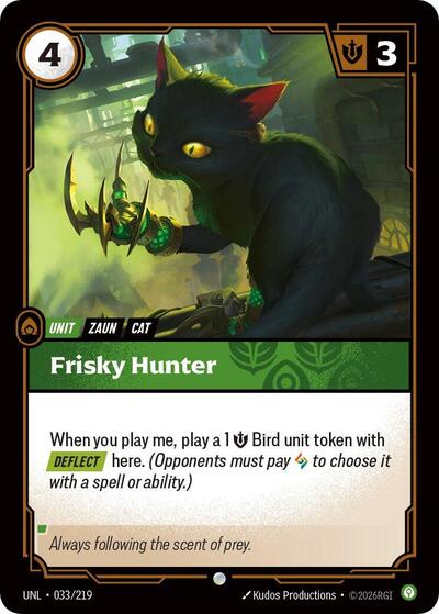 Frisky Hunter (Common) [UNL-033-C]