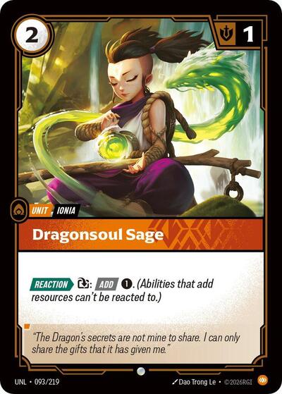 Dragonsoul Sage (Common) [UNL-093-C]