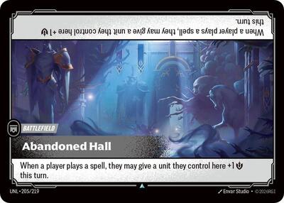 Abandoned Hall (Uncommon) [UNL-205-U]