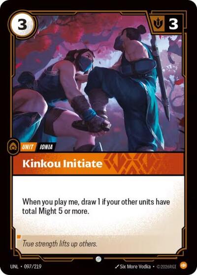 Kinkou Initiate (Common) [UNL-097-C]