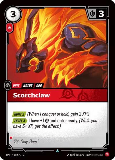Scorchclaw (Uncommon) [UNL-016-U]