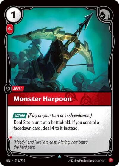 Monster Harpoon (Uncommon) [UNL-014-U]