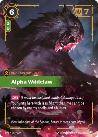 Alpha Wildclaw (Epic) [UNL-057-E]