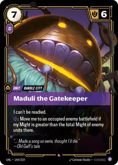 Maduli the Gatekeeper (Rare) [UNL-144-R]