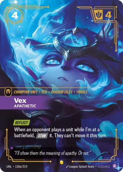 Vex - Apathetic (Showcase) (Alternate Art) [UNL-150a-S-ALT]