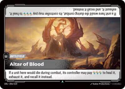 Altar of Blood (Uncommon) [UNL-206-U]